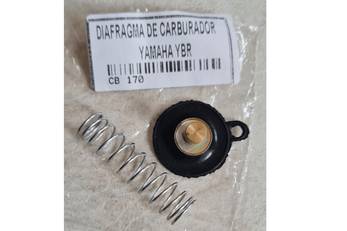 DIAFRAGMA DE CARBURADOR LATERAL YBR (CON RESORTE)