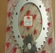 CONJ. CORONA Y PIÑON HONDA XR 250 TORNADO-38T/13T