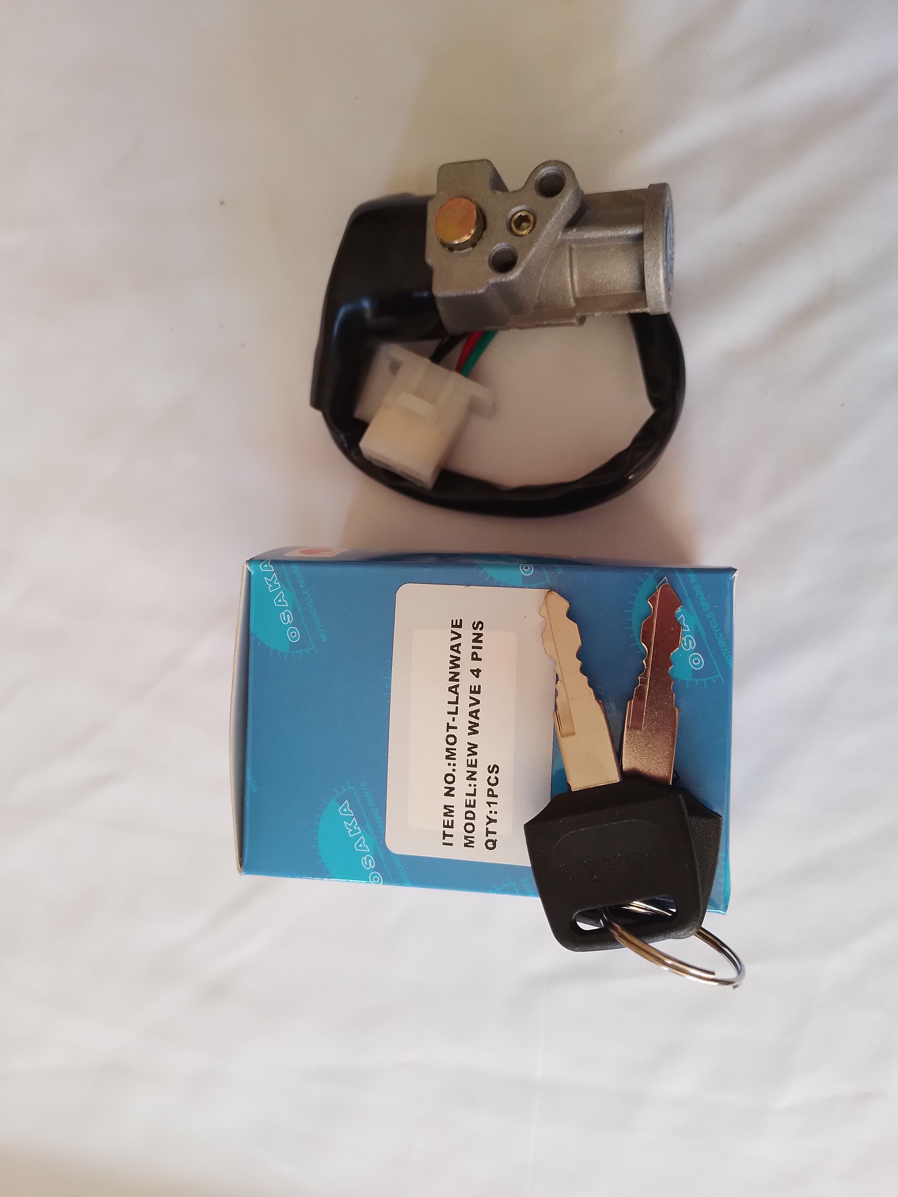 LLAVE DE CONTACTO HONDA NEW WAVE 4 PINS