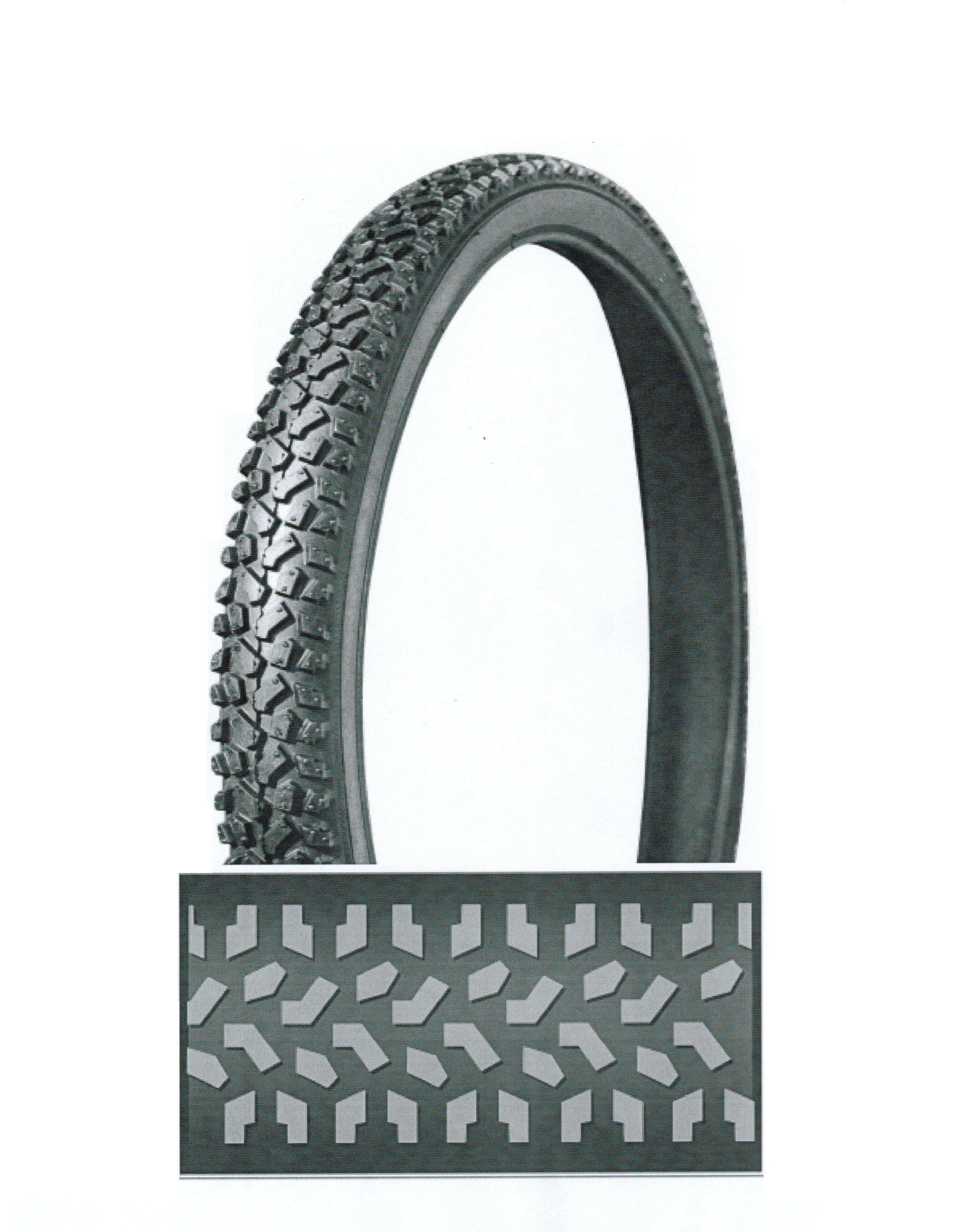 CUBIERTA 26X1.95 NEGRA R.C.T. TYRE ®....................... ..........
