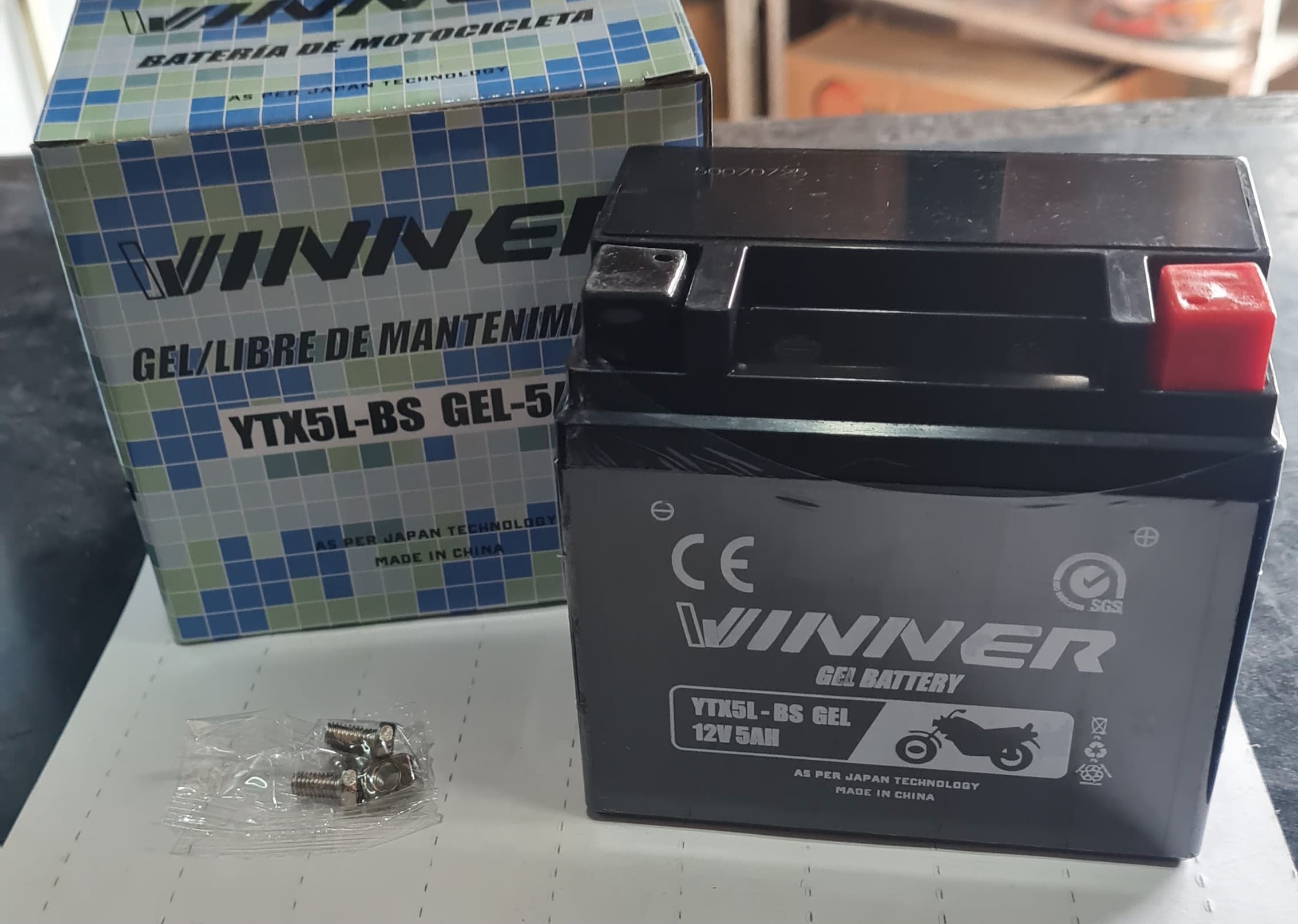 BATERIA MD: YTX5L-BS (12V) GEL